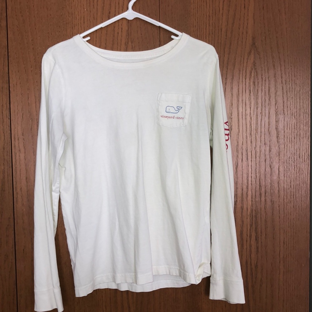WMNS Vineyard Vines White Long-sleeve Tee